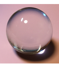 天然水晶球 ［ブラジル産］  44mmサイズ 　（水晶玉）